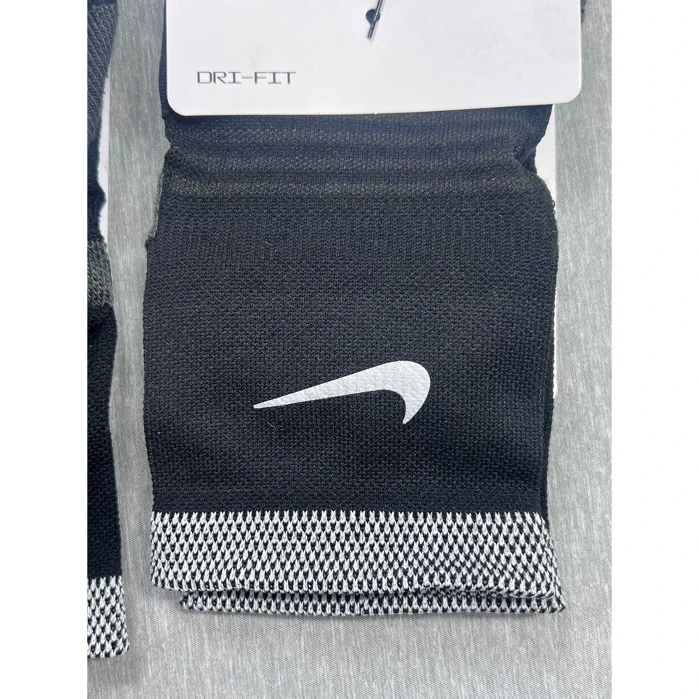 Lot 3 Nike Spark Running Ankle Socks Black Cushioned Dri-FIT M 8-9.5‎ W 9.5-11